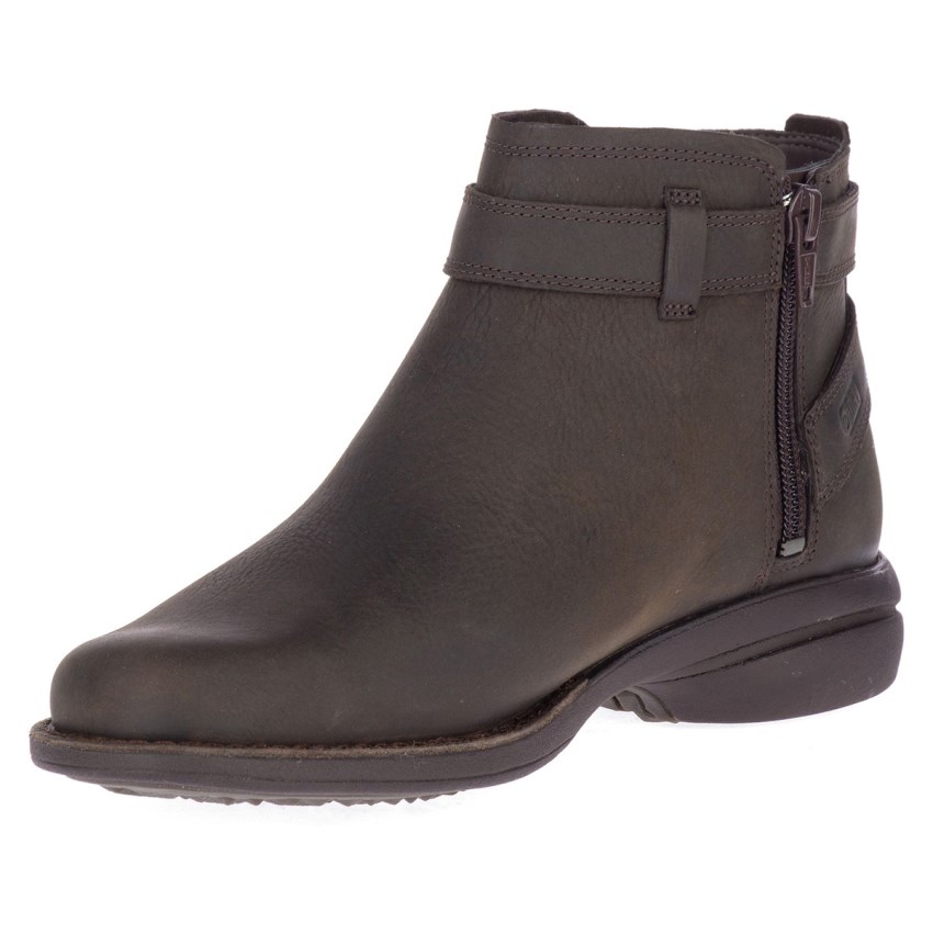 Bottes Merrell Andover Bluff Waterproof Chocolat Femme | Q.D.THCZ